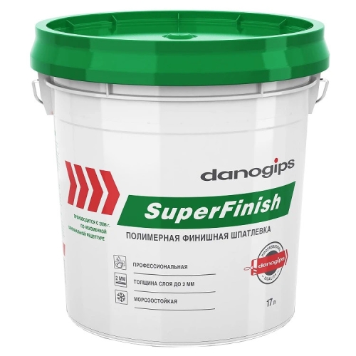 Шпатлевка универсальная Danogips (Sheetrock/Шитрок) SuperFinish 17 л/28 кг