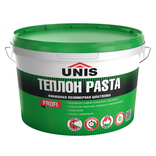 Шпатлевка финишная Unis Теплон Pasta полимерная 28 кг