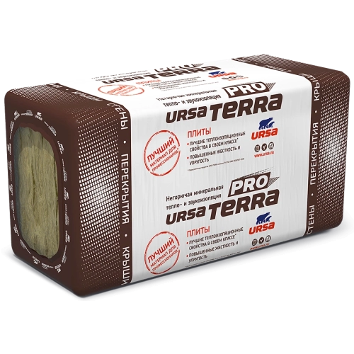 Утеплитель Ursa Terra PRO 34 PN 1000х610х50 мм